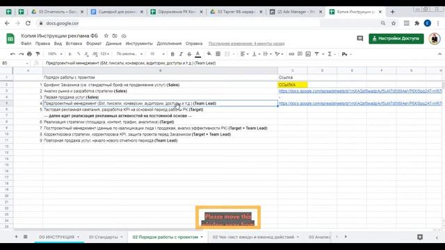 Порядок работы таргетолога с новым проектом: инструкции и чек-листы | Target Mentor | Таргет в Инст