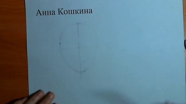 Рисование головы человека в фас