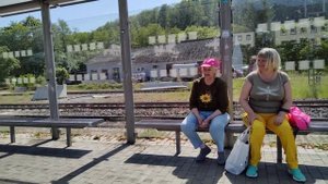 Деревня в Германии. Вокзал в Германии. Праздник Троица в Германии. Dorf in Deutschland.