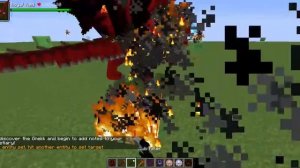 Minecraft: dragon vs dragon royal red(wyrmroost) vs ignibus(lycanites mobs)...