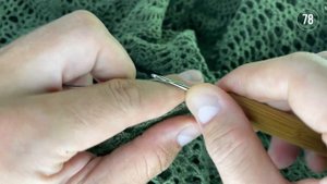 Скатерть крючком, Елена, часть 5 из 6 (59-86 ряд)