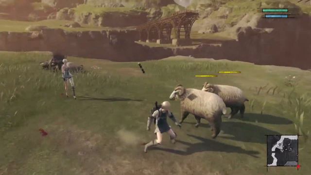 NieR Replicant ver.1.22474487139... How To Easily Kill Multiple Sheep смотреть онлайн