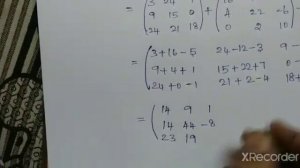 10th maths- MATRICES- Example:3.66