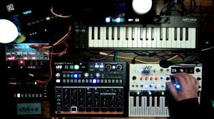 Gravitational Wave - Drumbrute | Microfreak | VolcaFM2 | VolcaBass | J-6 | Keystep 37