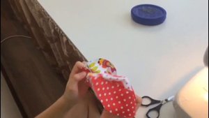 Как сшить мячик из обрезков ткани )