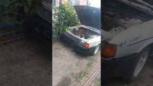 Запуск двигателя ауди 80 после простоя больше двух лет!