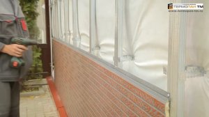 Монтаж металлические термопанели с утеплителем ТЕРМОПАН