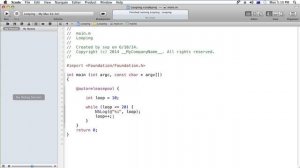 Free Objective C Programming Tutorial for Beginners 8 - Do and While Loop in Objective C