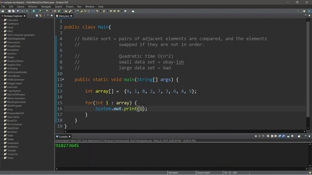 Learn Bubble Sort in 7 minutes ? смотреть онлайн