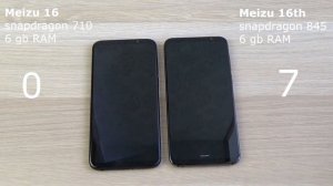 Meizu 16 vs Meizu 16th - SPEED TEST (snapdragon 710 vs 845)