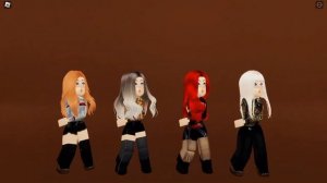 BLACKPINK - 'Playing with fire' Roblox Dance Performance Video + Outfit Codes | RH Dance Studio