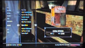 Elder Scrolls V Skyrim - Oghma Infinium Glitch (After Patch)