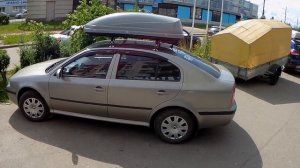 Багажник бокс на крышу Skoda Octavia Tour (1996-2010) в Нижнем Новгороде. АВТоДОП-НН.