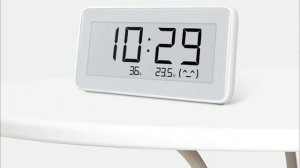 Умные смарт часы с датчиком климата мини метеостанция Xiaomi Mijia LYWSD02MMC