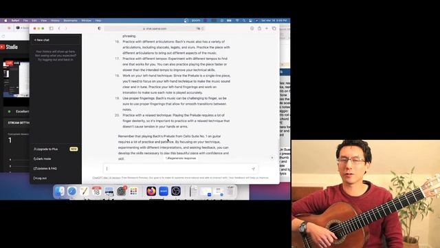 Asking ChatGPT for tips to learn Bach's Prelude from Cello Suite #1. What were the results?! смотреть онлайн