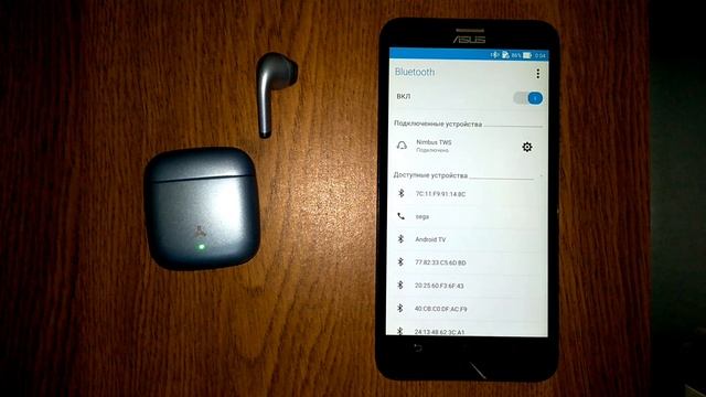 Подключение одного наушника. TWS Accesstyle Nimbus смотреть онлайн