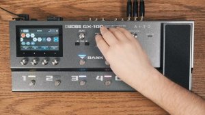 BOSS GX-100 | Quick Start | Control Settings