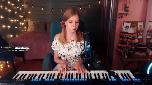 27.07.2022 (2) - музыкальный стрим на твиче. Пою вживую под пианино. Кавера и авторские песни смотреть онлайн