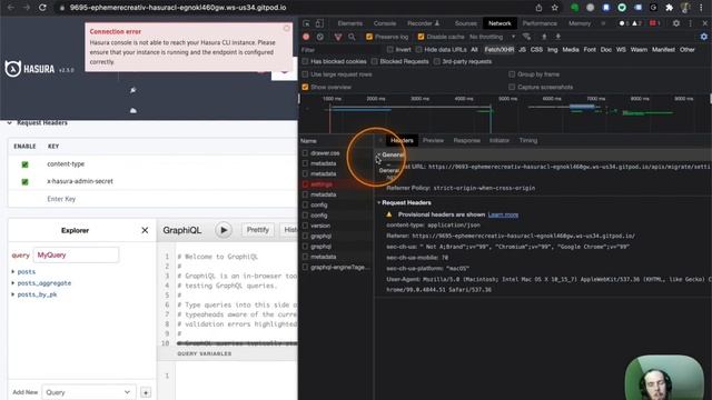 How to use Hasura in GitPod without port forwarding смотреть онлайн