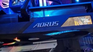 Gigabyte GeForce RTX 4070 Ti Aorus Master-Подсветка1