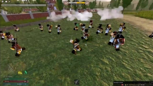 Napoleonic Wars Roblox#1 Клип: "Штурмовики Ирландской Бригады" смотреть онлайн