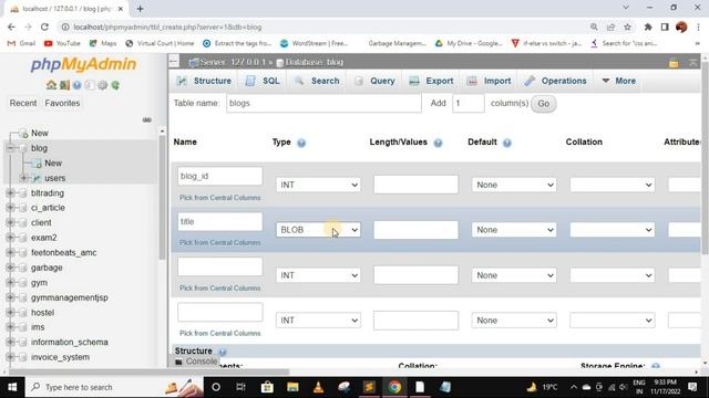 Php project | Blog website in php | Database and Tables - 4 | CMS in php  #project #php #phpproject