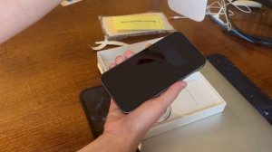 Распаковка iPhone 14 128 Blue e sim// Айфон 14 февраль 2023// айфон 14 за 54500