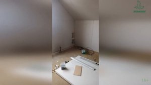 Обшивка мансарды гипсокартоном