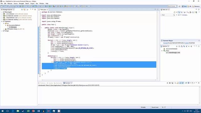 Java - Fake Hack - Troll Virus programmieren #1 (Tutorial) смотреть онлайн