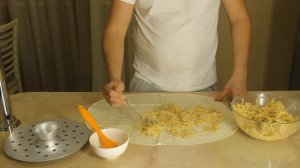 Ленивые манты рулеты // тесто на манты // манты из лаваша