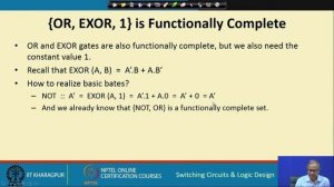 Lecture 15: Functional Completeness