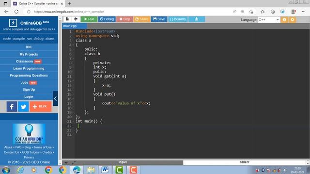#youtube Nested classes  #coding  #programminglife