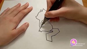 Как нарисовать милую лису | Детский рисунок лисы