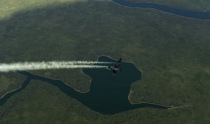 Як-1б-127 против  звена Bf109 F-4,  я увлекся, пропустил атаку и был сбит