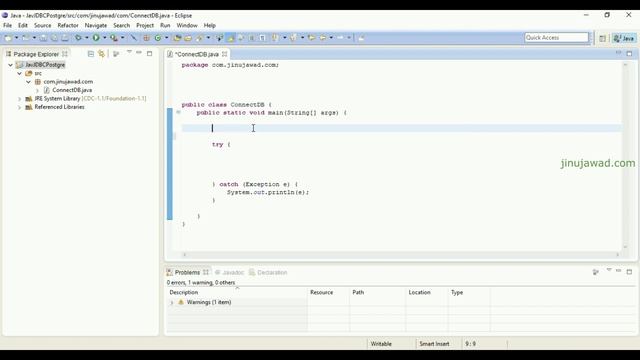 How to connect to PostgreSQL using JAVA JDBC смотреть онлайн