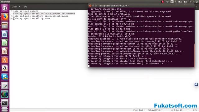 Python installation in Ubuntu (02) || Python For Beginners || Urdu || Hindi
