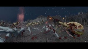 Total War: Warhammer III. Cinema. Chaos Warriors vs Vampire Coast.