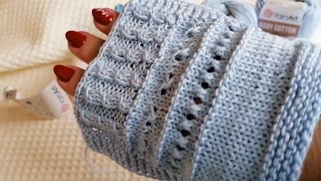 #ВЯЗАНИЕ ПРЯЖА BABY COTTON от Yarn Art - Нежность в Каждом Моточке ?  #обзорпряжи #полухлопок