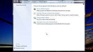 Настройка программ, используемых Windows по умолчанию