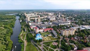 Город Тамбов обзор набережная с высоты птичьего полета