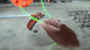 Замена триммерной лески на мотокосе Carver