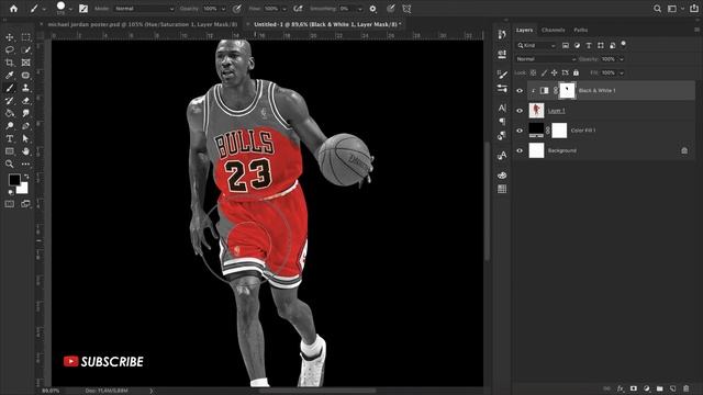How to Create Selective Color Poster Design - Photoshop Tutorials смотреть онлайн