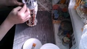 Декупаж бутылки. Пейп-арт. Diy.