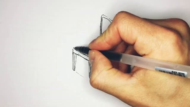 Как нарисовать стул - How to draw a chair смотреть онлайн