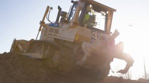 Бульдозер SEM816D на строительстве ЦКАД. Опыт работы