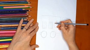 Как нарисовать пожарную машину. Онлайн-школа рисования "Малевашки"