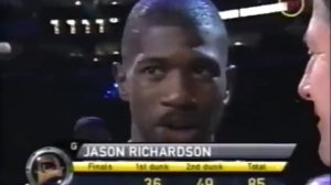 Jason Richardson ALL Dunks from NBA Slam Dunk Contests 2002-2004 (Champion 2002 & 2003)