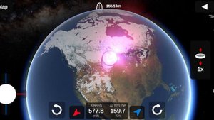 Ellipse rocket simulator - first mission