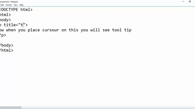 HTML - Set or Show Tooltip page - Intact Abode – смотреть онлайн видео ...