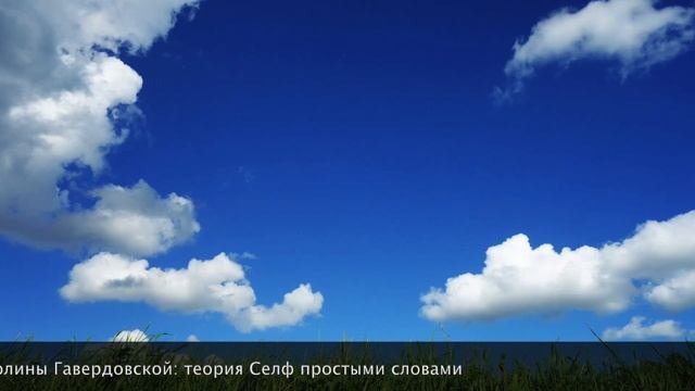 Теория Селф простыми словами. Лекция Полины Гавердовской